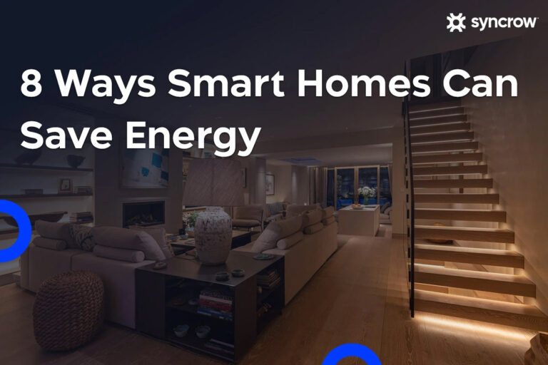 Smart home with energy saving.