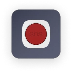 Wireless SOS button for smart home safety.