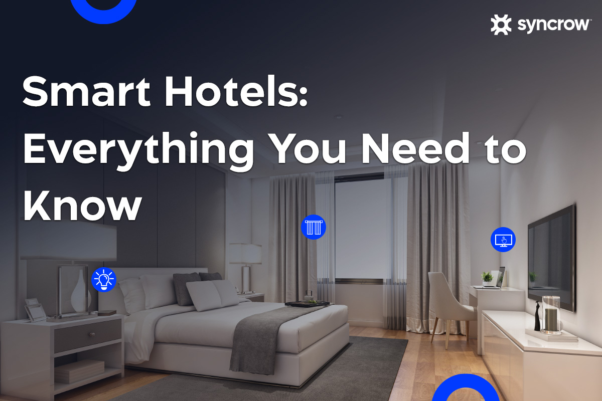 Photo of a smart hotel room
