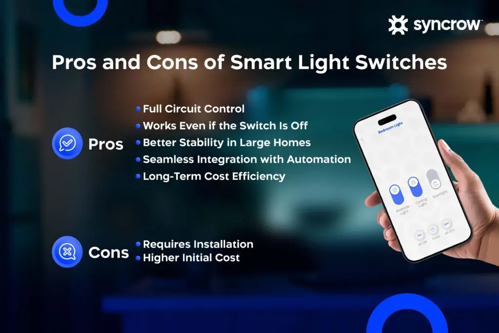 Pros and Cons of smart light switchers